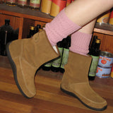 Merry 0011. Velcro Shearling Boots - 3colors