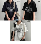 Chiben Semi-Zipup Short Sleeve T-Shirt