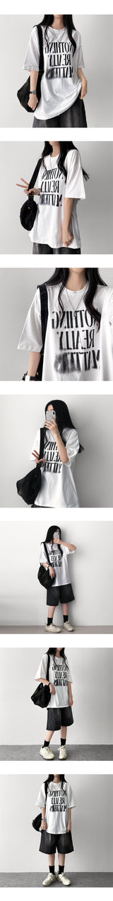 ナッテオーバーサイズフィットショートスリーブTシャツ
