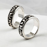 SVR-S601 Silver 925 Geometric Silver Ring 