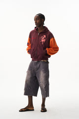 Crosshorse Washed Zip Hoodie