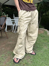 Buckle strap cargo pants(4color)