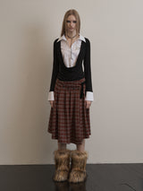 SHIRTS LAYERED TOP BLACK