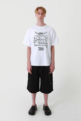 アーカイブバブルフォントTシャツ-WHITE