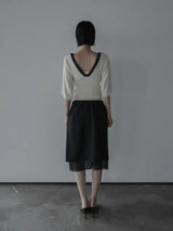 Louis Layered Midi Skirt