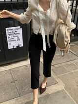 [MADE] Shimiz Dotted Puff Blouse