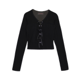 アイレットリボントップス (3 COLORS)