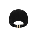 VA Curved Stud Link Wool-Blend Ball Cap / Black