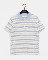 Anik Stripe Polo Collar T-shirt