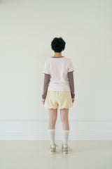 SKR 555 LAYERED TOP (PINK)