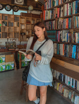 [MADE][U-BASIC] Signature see-through long sleeve