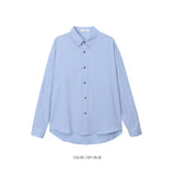 LMN Mar Essential Linen Semi-Over Shirt (12 colors)