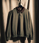 26SS★ Lazy Field Pigment Collar Sweatshirt