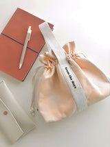 【MADE】Canvas Pouch Bag - Peach