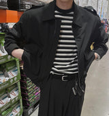 [Premium] 3 TAP Technical Epaulet Blouson (2color)
