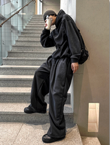 Corduroy Thick Napping Hood Set-up 3 Colors