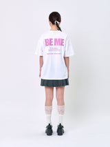 RABBIT T-SHIRT_White/Pink