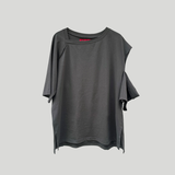 スリップネックオーバーロックTシャツ