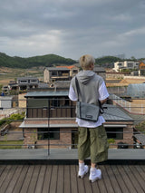Hooded Sweat Vest 3C