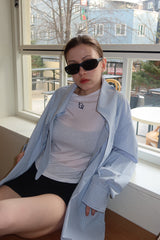 テンセルプティTシャツ_ホワイト