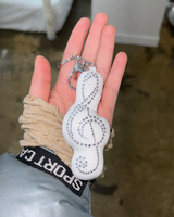 [MADE] トゥインクルクッションキーホルダー - treble[G] clef