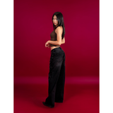 Tiberinus - Lily Jeans - Low-Rise Straight-Leg Jeans - Black - 23 cm Rise - 23.5 cm Leg Opening