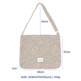 LEOPARD CORDUROY ECO CROSS BAG