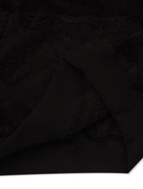 UNISEX フェイクファーフード付きブラック (FCE4TS658M)