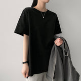 ローズベーシックプレインショートスリーブTシャツ