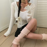 [BELLIDE MADE] COTTON CONFECTIONERY AND RIB-ROUND KNIT
