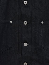 6CRAYON 11.3oz インディゴブルーノンフェイドショートデニムジャケット