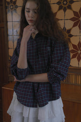 Bein check shirt_navy