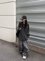 マンスリープリンティングピグメント長袖Tシャツ