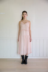 CHIFFON FRILL STRAP DRESS