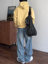 Low-Tone High Neck Crop Hoodie (3color) (No.998)