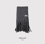 #Fluffy Hairy Wide Scarf Muffler (11color)