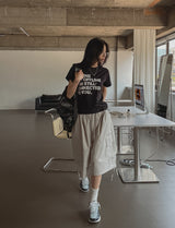 オフラインコットン半袖Tシャツ
