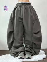 SIDE PLEAT PARACHUTE STRING BALLOON PANTS🩶🖤🤍 - 3 COLORS