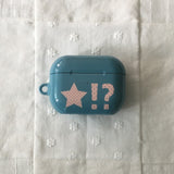 (Copy of) Star Dangdang Dot Mint Sky Blue Glossy AirPods Case