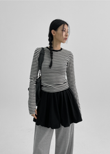 [MADE] キペンセット - ストライプウォーマー長袖Tシャツ