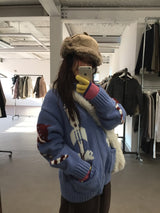 ハブルハイネックニットジップアップ (2 Colors)