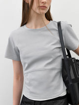(Z-T-6811)ノベラスリムラインTシャツ