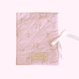 シャビーローズブックカバー - pink