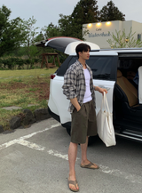 Land Y Summer Overfit Check Shirt