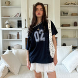 Sporty Oversize T-shirt (navy)