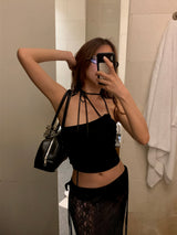 LACE RIBBON SKIRT