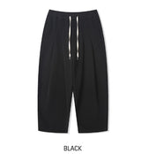 ノア ブラッシュド バルーン ピンタック ストリング パンツ