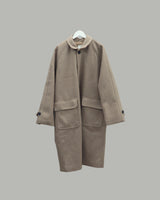 Rojong Balmacaan Coat (Beige)