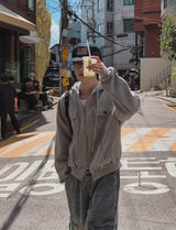 Kuro Trucker Hooded Jacket