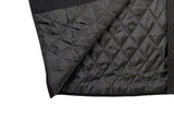 Naren High Neck Quilted Wool Belt Long Coat
